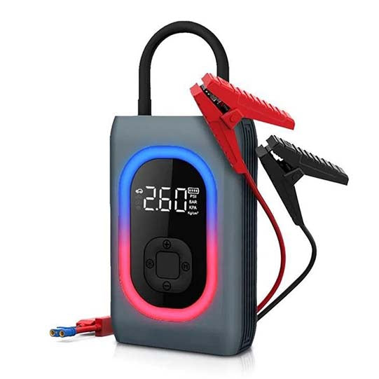 5-IN-1 PORTABLE MULTIFUNCTIONAL CAR AIR PUMP & JUMP STARTER 5-IN-1 PORTABLE MULTIFUNCTIONAL CAR AIR PUMP & JUMP STARTER